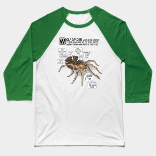 MAMA SPIDER NEEDS A DRINK - ZOODRAWS COMIC Baseball T-Shirt